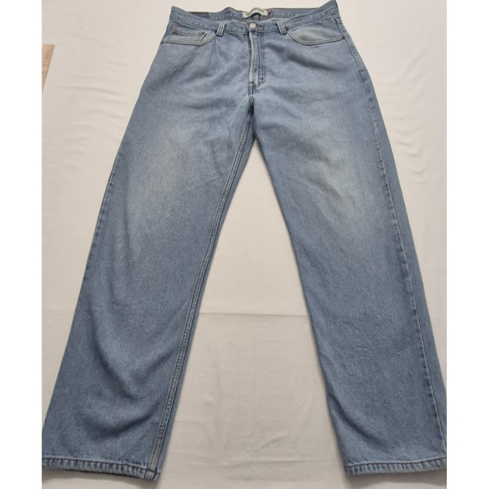 Levi Strauss 550‎ men's relax fit light wash denim blue Jeans 36x32 Cotton
